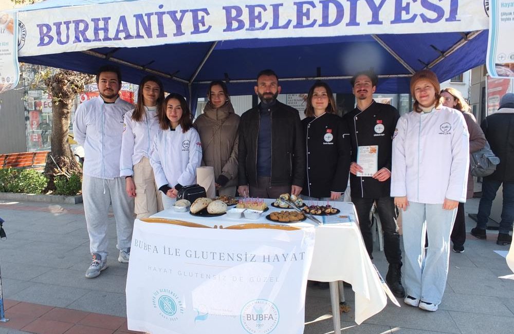 Burhaniye’de, Uygulamalı Bilimler Fakültesi (BUBFA) öğrencileri Çölyak hastalığına dikkat çekmek