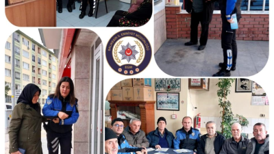 Balıkesir İl Emniyet Müdürlüğü Toplum Destekli Polislik Şube Müdürlüğü ekipleri