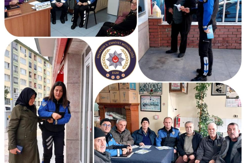 Balıkesir İl Emniyet Müdürlüğü Toplum Destekli Polislik Şube Müdürlüğü ekipleri