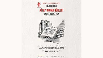 Balya Belediyesi gençlerin okuma alışkanlığı kazanması amacıyla 5 gün sürecek