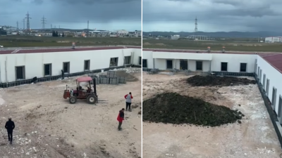 Bandırmaspor tarafından yapımına başlanan Cinçukuru Sporcu Konaklama Tesisinde sona gelindi.