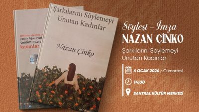 Bandırmalı Yazar Nazan Çinko’nun kitabı “Şarkılarını Söylemeyi Unutan Kadınlar”ın söyleşi