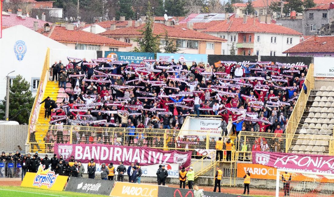 Bandırmaspor Taraftarlar Derneği, Bandırmalılara Boluspor maçına gelmeleri için çağrıda bulundu.Bandırmaspor