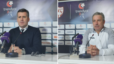 Bandırmaspor’un 6-0 kazandığı Bitexsen Giresunspor maçının ardından teknik direktörler maçı