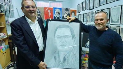 Ayvalık Belediye Başkanı, seçim öncesi esnafla ve vatandaşlarla bir araya