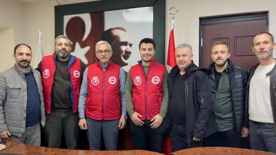 DİSK/Genel-İş Sendikası Balıkesir Şube Başkanı ve yönetimini Erdek Belediye Başkanı’nı