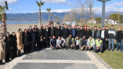 Balıkesir Büyükşehir Belediye Başkanı Yücel Yılmaz Edremit’e düzenlediği ziyarette Ülkü