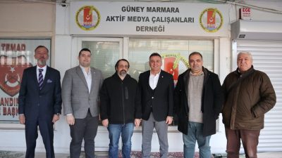 Bandırma Ticaret Odası Başkanı Adem Yılmaz, Güney Marmara Çalışan Gazeteciler