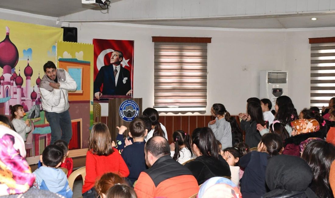 Bigadiç’te karne haftasında düzenlenen çeşitli etkinliklerle çocuklar sömestr tatilini eğlenceli