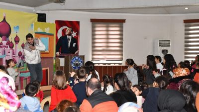 Bigadiç’te karne haftasında düzenlenen çeşitli etkinliklerle çocuklar sömestr tatilini eğlenceli