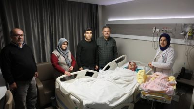 Depremin merkez üssü Kahramanmaraş’ta 2024 yılının ilk bebeği ‘Ecrin Lina’