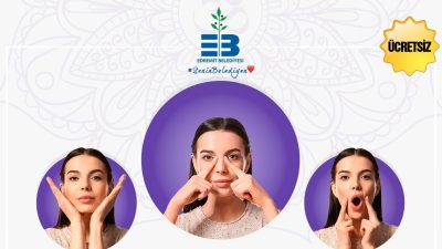 Edremitliler dünya genelinde trend olan yüz yogası için Atatürk Gençlik