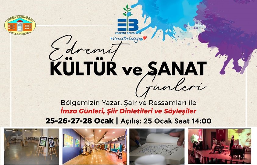 Edremit Körfezi’nin yazarları, şairleri ve ressamları “Edremit Kültür ve Sanat