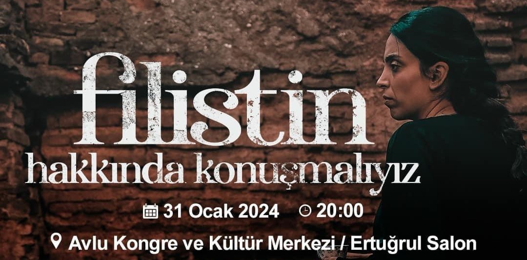 İşgalci İsrail ve Filistinli Meryem’in yaşadıklarını anlatan tiyatro gösterimi Balıkesir’de