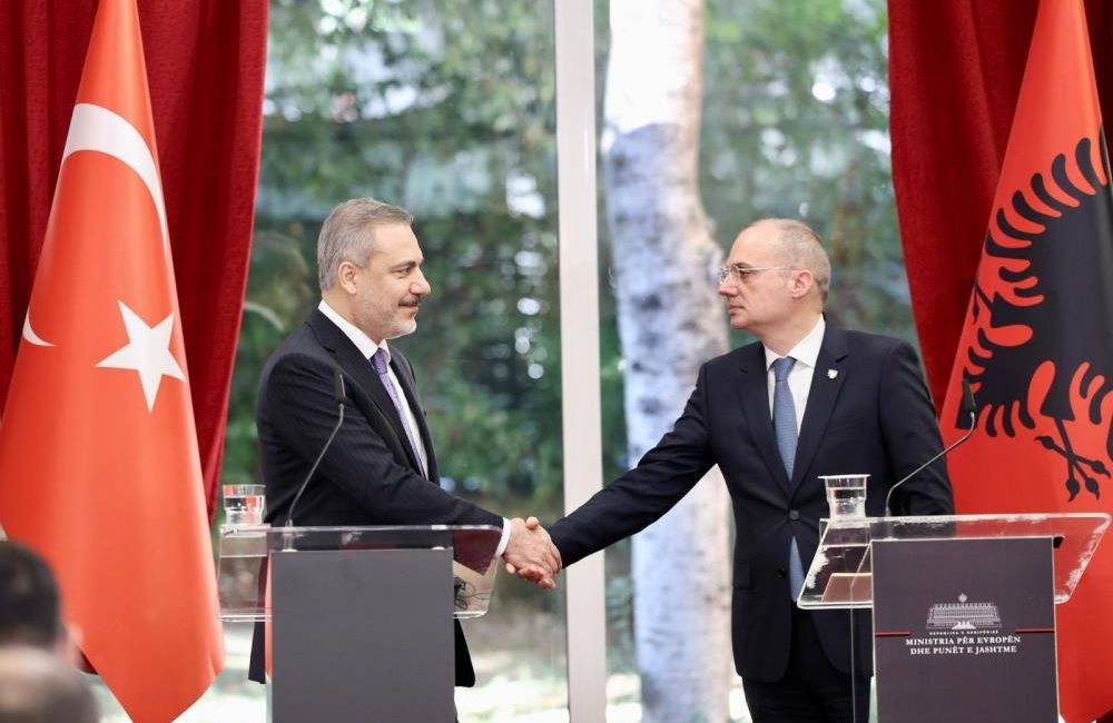 Dışişleri Bakanı Hakan Fidan, Arnavutluk ziyareti kapsamında Arnavutluk Avrupa ve