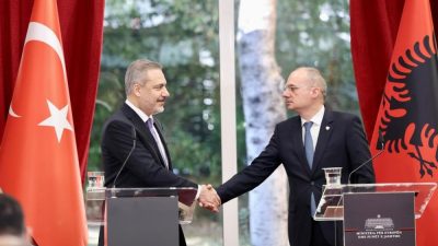 Dışişleri Bakanı Hakan Fidan, Arnavutluk ziyareti kapsamında Arnavutluk Avrupa ve
