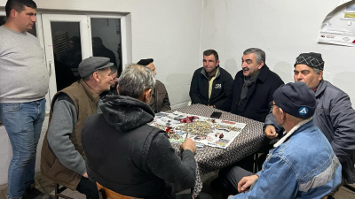 Yerel seçimlerden önce sahaya inen Gaga, Balya’nın kırsal mahallelerindeki vatandaşlarını