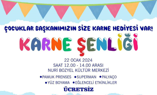 Gömeç’teki çocuklara karne hediyesi Gömeç’te sömestr tatilinde çocuklara yönelik ücretsiz şenlik gerçekleştirilecek. Gömeç Belediyesi