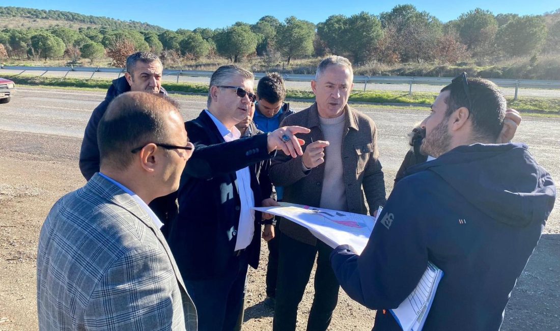 Balıkesir İl Tarım ve Orman Müdürü Erkan Alkan, altyapı proje