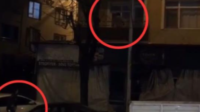 Kocaeli’nin İzmit ilçesinde ev sahibi içerideyken balkona tırmanan hırsız, polis