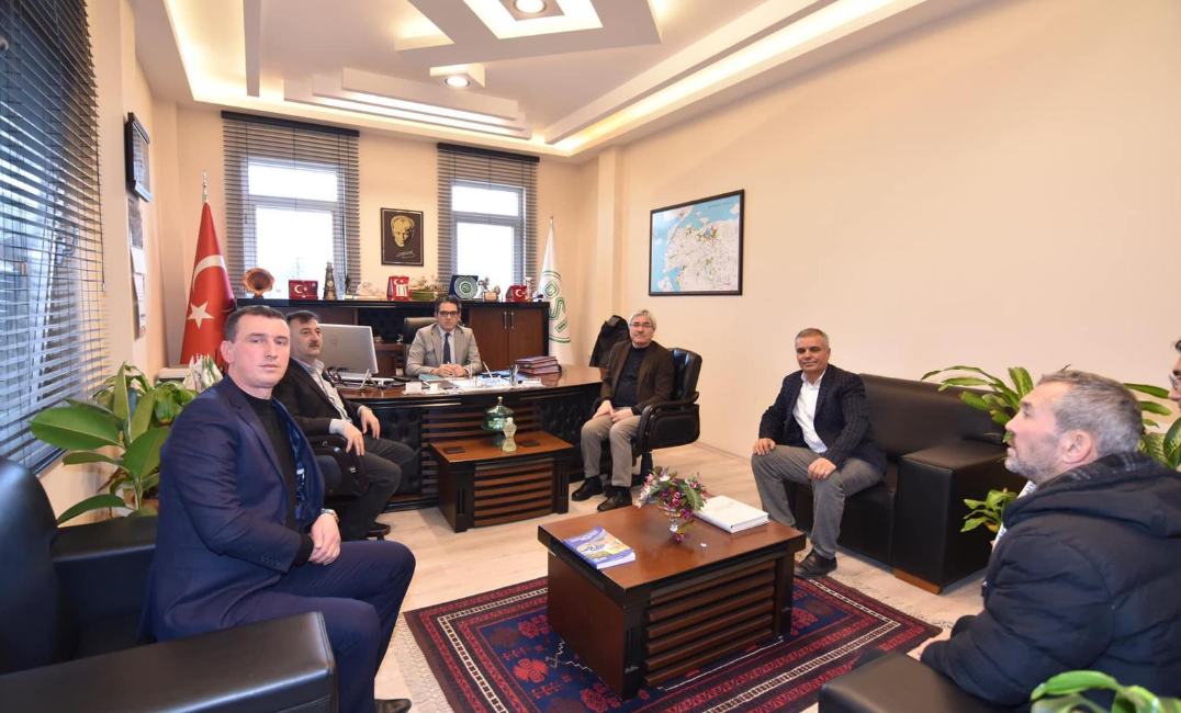 İvrindi Belediye Başkanı ve beraberindeki heyet Devlet Su İşleri 25.