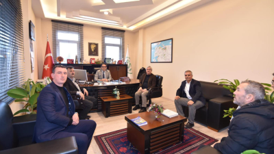 İvrindi Belediye Başkanı ve beraberindeki heyet Devlet Su İşleri 25.