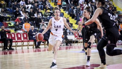 Basketbol ING Kadınlar Türkiye Kupası yarı final maçında ÇBK Mersin