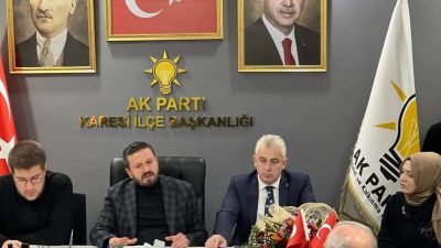 AK Parti Karesi İlçe Teşkilatı, 4 Ocak Perşembe günü kalp