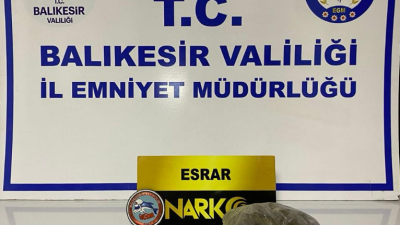 Balıkesir’in 2 ilçesinde narkotik birimleri tarafından yapılan operasyonda toplam 579