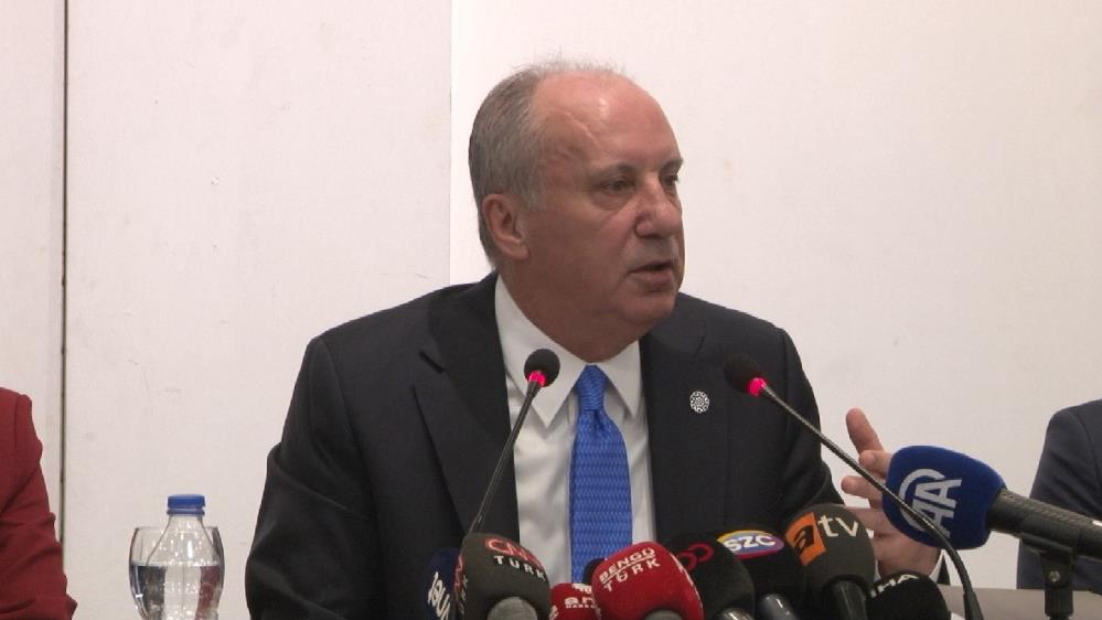Memleket Partisi lideri İnce’den Özgür Özel’e şiirli gönderme Memleket Partisi Genel Başkanı Muharrem İnce, Cumhuriyet Halk Partisi (CHP)
