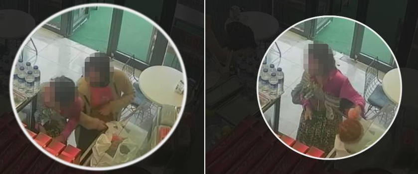 Ankara’da girdikleri dükkandan 200 adet midye çalan hırsızların rahat tavırları