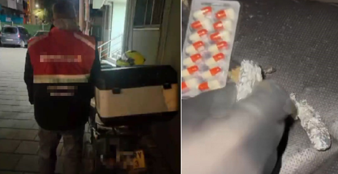 İzmir’de kendisine motokurye süsü vererek, motosikletiyle uyuşturucu ticareti yaptığı belirlenen