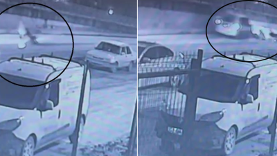 Hatay’da kontrolden çıkarak devrilen motosikletten yere düşen şahsın üzerinden hafif