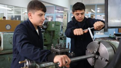 Nevşehir’de fabrika gibi çalışan Nevşehir Mesleki ve Teknik Anadolu Lisesi’nin