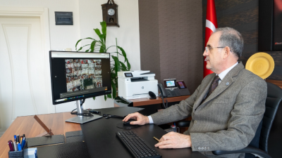 Bandırma Onyedi Eylül Üniversitesi (BANÜ) Rektörü Prof. Dr. İsmail Boz,