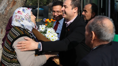 Sındırgı, büyük heyecan ve coşkuyla karşıladığı Balıkesir Büyükşehir Belediye Başkan