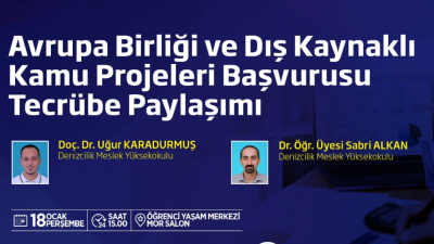 Bandırma Onyedi Eylül Üniversitesi’nde Avrupa Birliği ve Dış Kaynaklı Kamu
