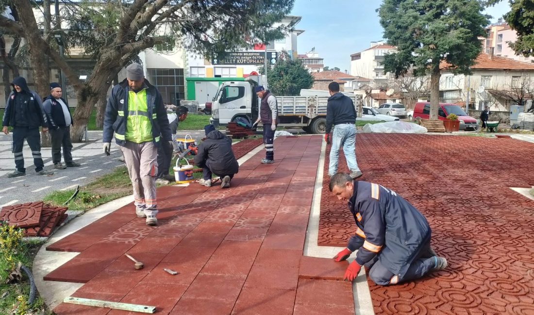Sındırgı’da Kocahan Projesi kapsamında çocuklar unutulmadı. Proje alanına çocuk parkı