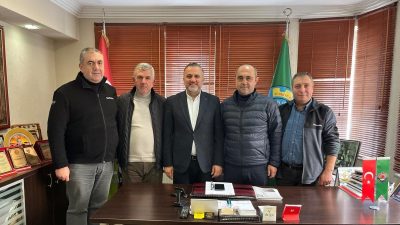 AK Parti Bandırma İlçe Başkanı, Ziraat Odası Başkanını ziyaret etti.AK