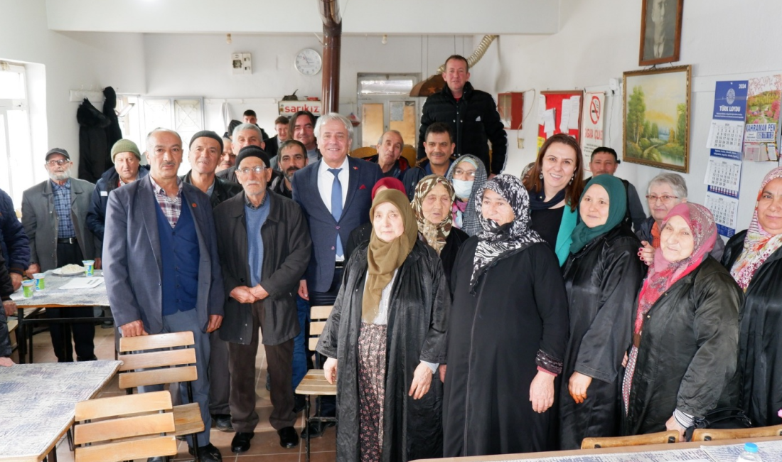 Susurluk Belediye Başkanı Nurettin Güney, “Belediye Burada” projesi kapsamında Paşaköy