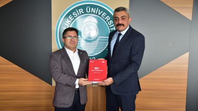 TÜİK Balıkesir Bölge Müdürü Taner Tekeli, Balıkesir Üniversitesi (BAÜN) Rektörü’nü