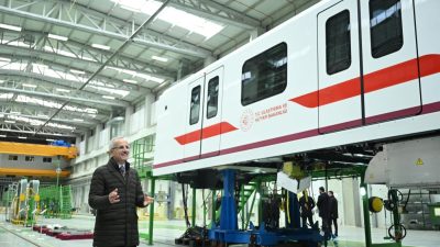 Ulaştırma ve Altyapı Bakanı Abdulkadir Uraloğlu, “Metro setlerindeki yüzde 60
