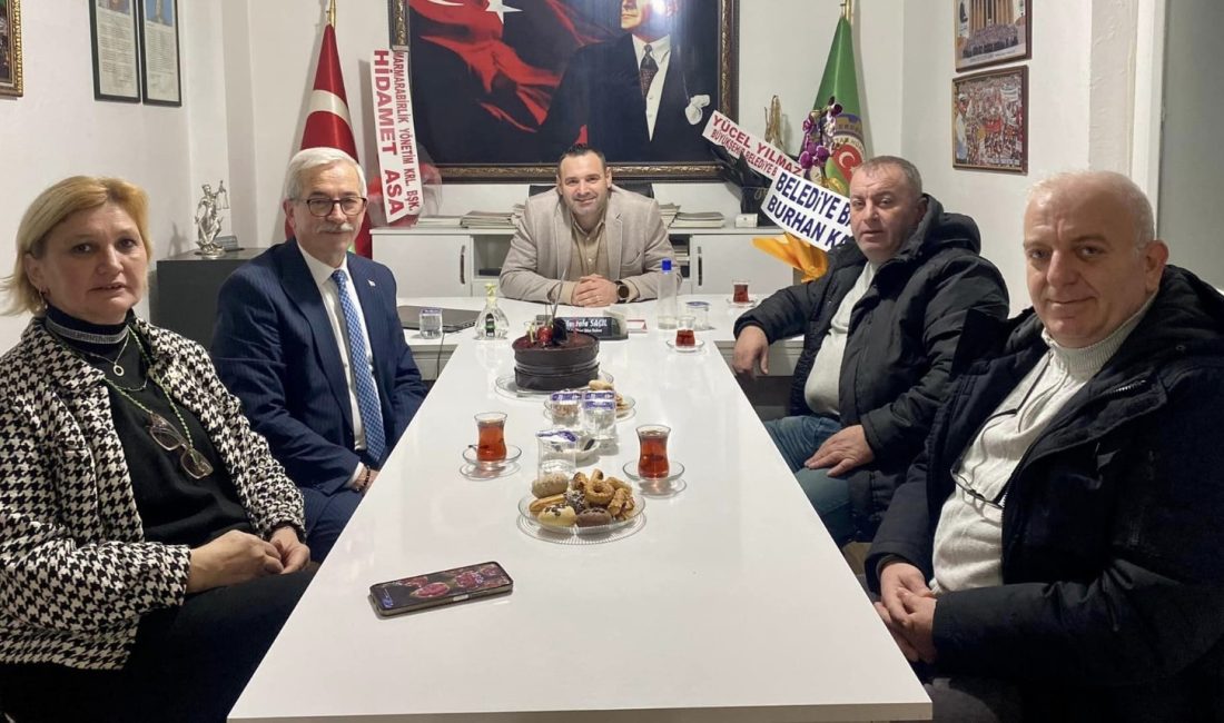 “Tarımsal üretimi desteklemeye devam edeceğiz” Erdek Belediye Başkanı, Ziraat Odası’nı ziyaret ederek tarımsal konuları masaya