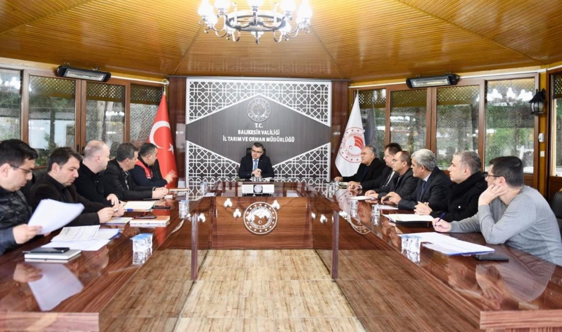 Yılın ilk toplantısında Balıkesir tarımı değerlendirildi Balıkesir İl Tarım ve Orman Müdürlüğü, yılın ilk toplantısını şube