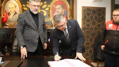 Kepsut Belediye Başkanı İsmail Cankul ve Balıkesir İl Tarım ve