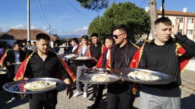 Havran’da her yıl düzenlenen asker uğurlama geleneği bu yıl da