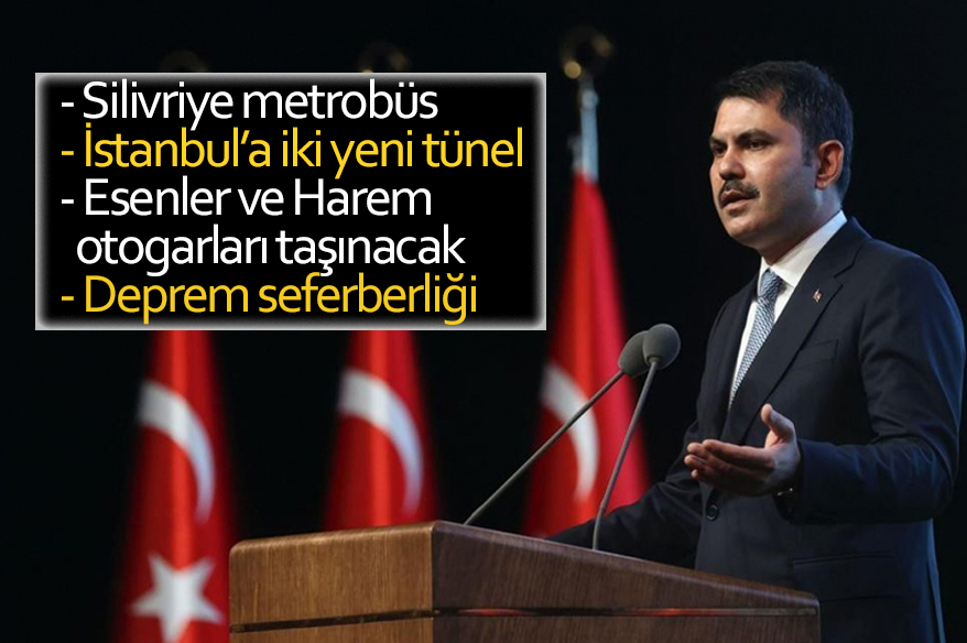AK Parti İBB adayı Kurum, İstanbul projelerini açıkladı AK Parti İstanbul Büyükşehir Belediye Başkan adayı Murat Kurum projelerini