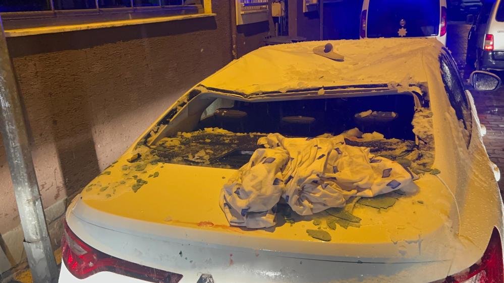 Bursa’nın İnegöl ilçesinde meydana gelen olayda, kar yağışı nedeniyle karla