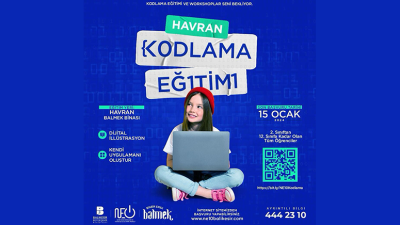 Havran’da teknolojiyi seven ilkokul ve lise öğrencilerine yönelik “Havran Kodlama
