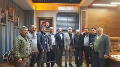 İvrindi Kocaoba Mahallesi’ndeki vatandaşlar Belediye Başkanını ziyaret ederek yapılabilecek yatırımlar